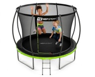 TRAMPOLINA OGRODOWA 305cm DLA DZIECI MOCNA SIATKA DRABINKA PLUS GRATIS