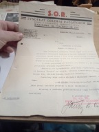 Stary Dokument Syndykat Odlewnia S. O. R. Odlewnia Radiatorów 1932r