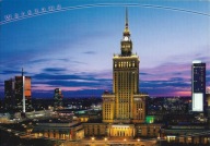 Pocztówka - Warszawa - Pałac Kultury i Nauki