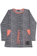 Tunika bluzka dziecięca panterka 140 polski producent Żarek z kieszeniami