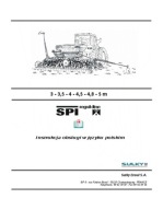 Sulky SPI REGULINE - instrukcja obsługi siewnika zbozowego PL