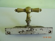 stara klamka uchwyt zamek do okna mosiądz żelazo retro przedwojenny