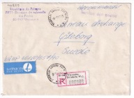 Warszawa, rzadka ERKA "Dyrekcja Woj." 000009, list lotniczy/SZ2/