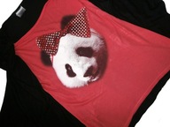 M&CO bluzka bluzeczka 2W1 PANDA BDB+