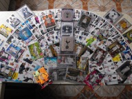 Karty piłkarskie TOTTENHAM HOTSPUR. MEGA zestaw 91 kart. Bez powtórek.