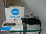 nr.71.MINOLTA XG-1 W PUDEŁKU Z INSTRUKCJĄ STAN 1A.