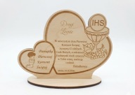 Pamiątka Pierwszej Komunii Świętej statuetka personalizowana prezent