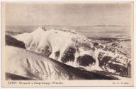 Tatry Giewont z Kasprowego Wierchu 1948r. Pieczątka Hala Gąsienicowa