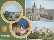 LUBLIN - STARE MIASTO - KRAKOWSKIE PRZEDMIEŚCIE - BRAMA - OSIEDLE - HERB