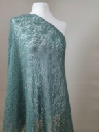 Chusta kid moher jedwab rękodzieło