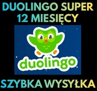 DUOLINGO SUPER 12 MIESIĘCY | NA TWOJE KONTO | NIELIMITOWANE SERCA