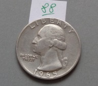 1/4 DOLARA - QUARTER DOLLAR z 1965 roku