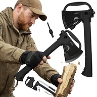 MULTITOOL SURVIVAL TOPOREK NÓŻ SIEKIERA MACZETA KRZESIWO GWIZDEK +GRATIS