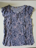 Multiblu damska zwiewna bluzka koszulka luźna boho r 42