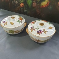 Royal Worcester Evesham – 2x naczynie do zapiekania z pokrywką, 13 cm