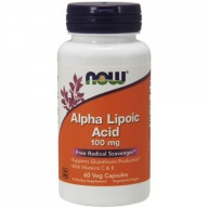 Suplement diety NOW Alpha Lipoic Acid 60 kapsułek
