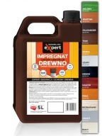 IMPREGNAT OGRODOWY do Drewna 5L, Farba z Woskami 2w1