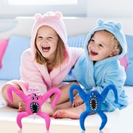 Pluszowa lalka z kreskówki dla dzieci motyw pająka różowy/niebieski 2 szt.