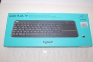 Klawiatura bezprzewodowa Logitech K400 Plus TV z touchpadem czarna