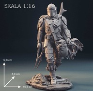 Din Djarin - Łowca nagród z serialu Mandalorian- figurka wydruk 3D