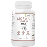 Morwa Biała Ekstrakt 550mg 10:1 Niski cukier 90kap