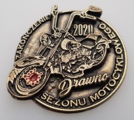 Znaczek, odznaka, blacha zlotowa, motocyklowa No.1280