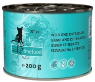 Catz Finefood N.21 Dziczyzna i Karmazyn 200g