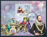 Mozambik . Blok ( Sławni ludzie , Johannes Kepler ) 2009 r