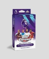 Karty piłkarskie 2026 Topps Chrome Premier League EPL Soccer Hanger Box