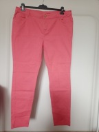 denim co spodnie dżins proste koral 46 ze średnim stan