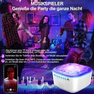 PROJEKTOR NOCNEGO NIEBA LAMPKA POKÓD DZIECKA LED 3D PILOT TIMER MUZYKA