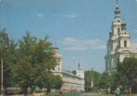 RADOMSKO - PLAC 3 MAJA - KOŚCIÓŁ ŚW. LAMBERTA - RATUSZ - FIAT 126P
