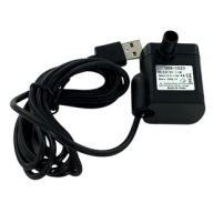 Pompka do fontanny czarna na USB z regulacją strumienia wody