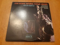 JOHN COLTRANE PHAROAH SANDERS Live in Seattle 2LP USA 1974 exc