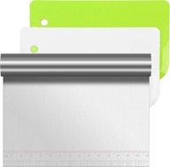 Skrobaki szpatułki do ciasta 3 szt. stal nierdzewna pizza chleb krem