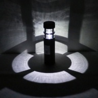 Lampa solarna ogrodowa LED wbijana czarna ścieżka taras wodoodporna