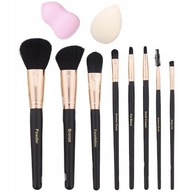 Zestaw 8 pędzli do makijażu tykwa blender 10 el