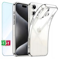 ETUI DO IPHONE 16 PLECKI WZMACNIANE ANTI SHOCK CLEAR CASE + SZKŁO