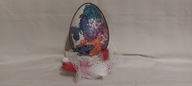 Pisanka jajko 15cm zdobiona ręcznie decoupage DJ6