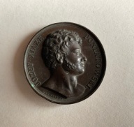 Medal XIX wiek - Na pamiątkę śmierci Księcia Józefa Poniatowskiego 1813