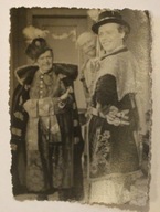 "CIĘŻKIE CZASY KRAK." - CIEKAWE, STARE, MAŁE ZDJĘCIE