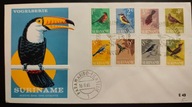!! PTAKI - SURINAM 1966 - KOPERTA FDC - STAN BDB !!