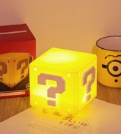 Lampka LED Super Mario Kostka ? USB-C | Nocna Lampka Gaming Nintendo