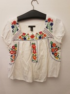 FOREVER 21 BLUZKA ROZ.M/L BOHO HIPPIE ETNO HAFT