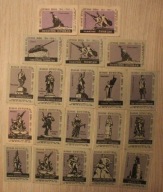 ETYKIETY ZAPAŁCZANE - ZESTAW 20 SZTUK - ROSJA, ZSRR