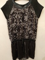 GUSTAV DENMARK SUKIENKA TUNIKA ROZ.M\L ORYGINALNA AKSAMITNA