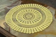 SERWETA 45CM OBRUS RĘCZNIE WYKONANY SZYDEŁKOWY HAND MADE RĘKODZIEŁO