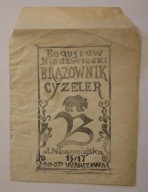 WARSZAWA, Bogusław Niedźwiedzki - BRAZOWNIK, CYZELER, ul. Nowowiejska 15/17