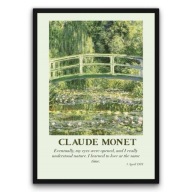 Plakat z ramą 21x30cm Claude Monet Impresjonizm Malarstwo Klasyka Sztuka