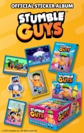 Zestaw 5 saszetek naklejek Stumble Guys (razem 25 naklejek) do albumu.